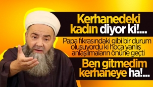 Cübbeli Ahmet Hoca'nın 'kerhane' örneği cemaati güldürdü
