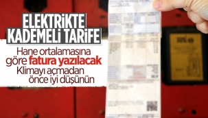 Elektrikte kademeli tarifeye geçiliyor