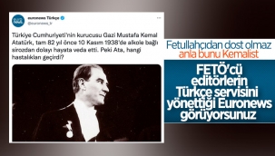 Euronews'in Atatürk haberine büyük tepki