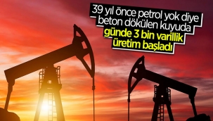 Fatih Dönmez: 1982'de kapatılan Varınca-1 kuyusunu devreye aldık