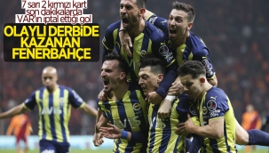 Fenerbahçe deplasmanda Galatasaray'ı yendi