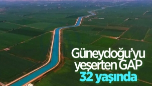 Güneydoğu'yu kalkındıran GAP'ın 32. yılı