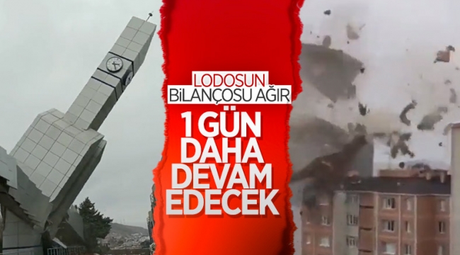 İBB'den lodosa yönelik hasar bilançosu