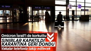 İsrail sınırlarını kapattı