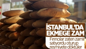 İstanbul'da ekmeğe zam kabul edildi