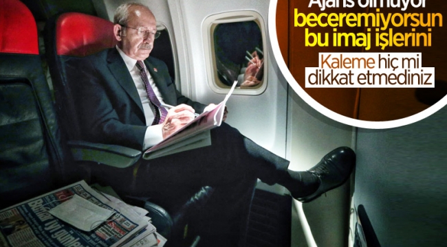 Kemal Kılıçdaroğlu'nun uçak pozunda dikkat çeken ayrıntı
