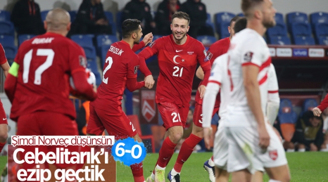 Milli Takımımız, Cebelitarık'ı 6 golle yendi
