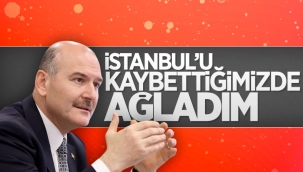 Süleyman Soylu: İstanbul seçimlerini kaybedince ağladım