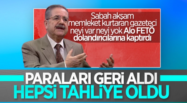 Taha Akyol ve oğlunu dolandıran sanıklara tahliye