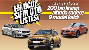 Türkiye'de satılan en ucuz sıfır otomobiller: Kasım ayı güncel fiyat listesi