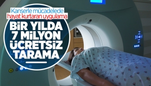 Türkiye'de yılda ortalama 7 milyon kişiye ücretsiz kanser taraması yapıldı