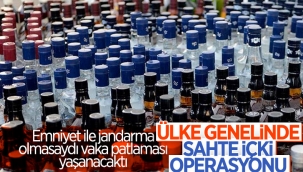 Ülke genelinde yapılan alkol operasyonunda, binlerce ürüne el konuldu