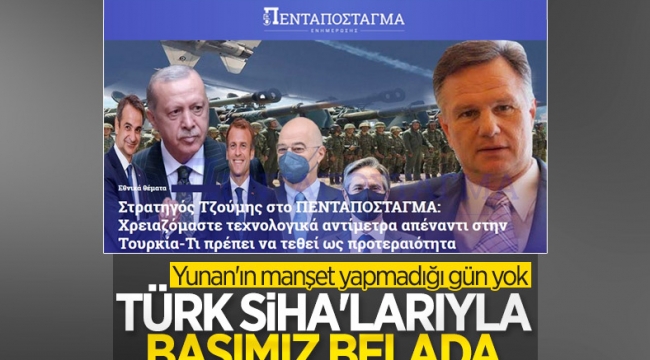 Yunan komutan Tzoumis: Türk İHA'ları başımıza bela oluyor