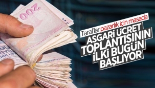 Asgari ücret görüşmeleri bugün başlıyor