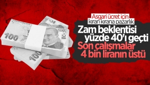 Asgari ücret zammında sona yaklaşıldı