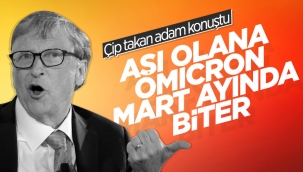 Bill Gates'in Omicron tahmini: Mart ayında biter