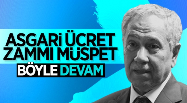 Bülent Arınç'ın asgari ücret değerlendirmesi