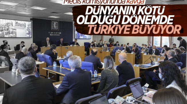 Bütçe Komisyonu'nda ülke büyüyor kavgası