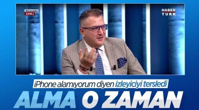 Cem Küçük, izleyicinin sorusuna tepki gösterdi