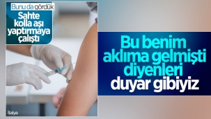 İtalyan adam, sahte kolla koronavirüs aşısı yaptırmaya çalıştı