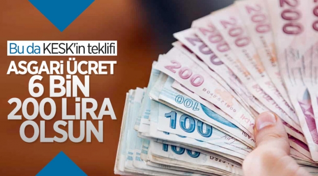 KESK'in asgari ücret beklentisi: 6 bin 200 TL