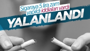 Sigaraya 5 lira zam geldi iddiası
