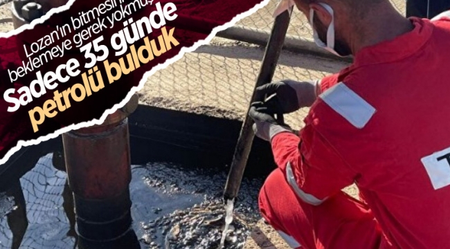 Türkiye-Suriye sınırında keşfedilen petrol için, 35 gün sondaj yapıldı