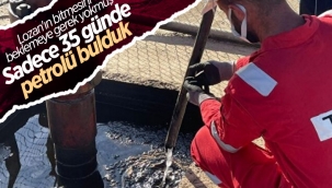 Türkiye-Suriye sınırında keşfedilen petrol için, 35 gün sondaj yapıldı