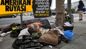 ABD'de San Francisco caddelerindeki evsizler görüntülendi 