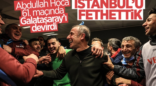 Abdullah Avcı: İstanbul'da bir maç hariç hep kazandık 