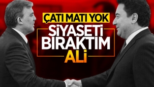Ali Babacan'dan Abdullah Gül açıklaması: Aktif siyaseti bıraktı 