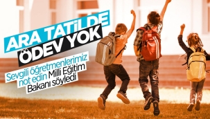 Bakan Mahmut Özer'den öğretmenlere 'ödev' çağrısı 