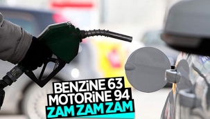 Benzin ve motorine zam 