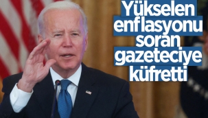 Biden, enflasyonu soran gazeteciye küfretti 