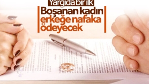 Boşanma davasında bir ilk: Kadın, eski kocasına nafaka ödeyecek 