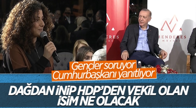 Cumhurbaşkanı Erdoğan'a teröristle fotoğrafı çıkan HDP'li soruldu 