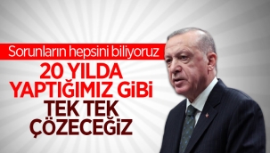 Cumhurbaşkanı Erdoğan: Çözülmedik sorun bırakmayacağız 