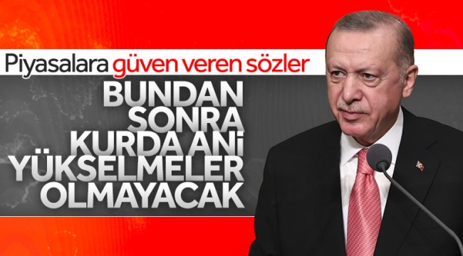 Cumhurbaşkanı Erdoğan'dan döviz kurları ve enflasyon mesajı 