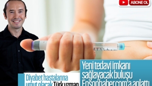 Diyabet hastalığının tedavisine büyük buluş 