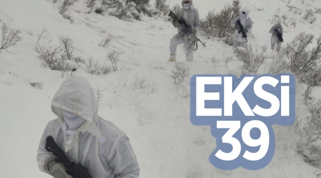 Eksi 39 derecede, 7 metre karda vatan görevi 