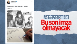 Fatih Terim'den son imza paylaşımı 