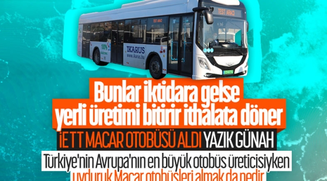 İETT'nin yeni otobüsleri Macaristan'dan 