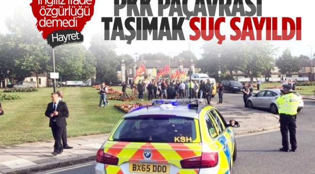 İngiltere'de PKK paçavralarını taşımanın suç olduğuna hükmedildi 