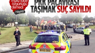 İngiltere'de PKK paçavralarını taşımanın suç olduğuna hükmedildi 