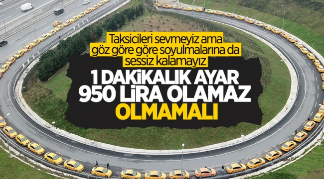 İstanbul'da taksi sürücüleri tarife güncellemek için sırada 