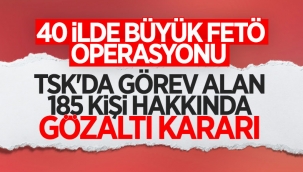 İzmir merkezli FETÖ operasyonunda 185 gözaltı kararı verildi 