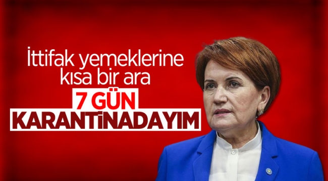 Meral Akşener koronavirüse yakalandı 