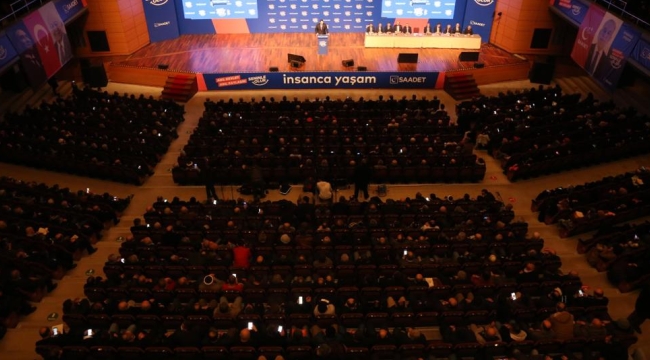 SAADET PARTİSİ YENİ KONSEPTİ İSTANBUL'DA AÇIKLADI