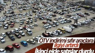 Sıfır araçlarda ÖTV indirimi, ikinci el oto pazarını olumsuz etkiledi 