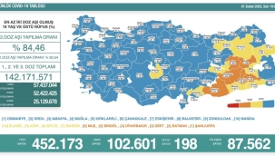 1 Şubat Türkiye'de koronavirüs tablosu 